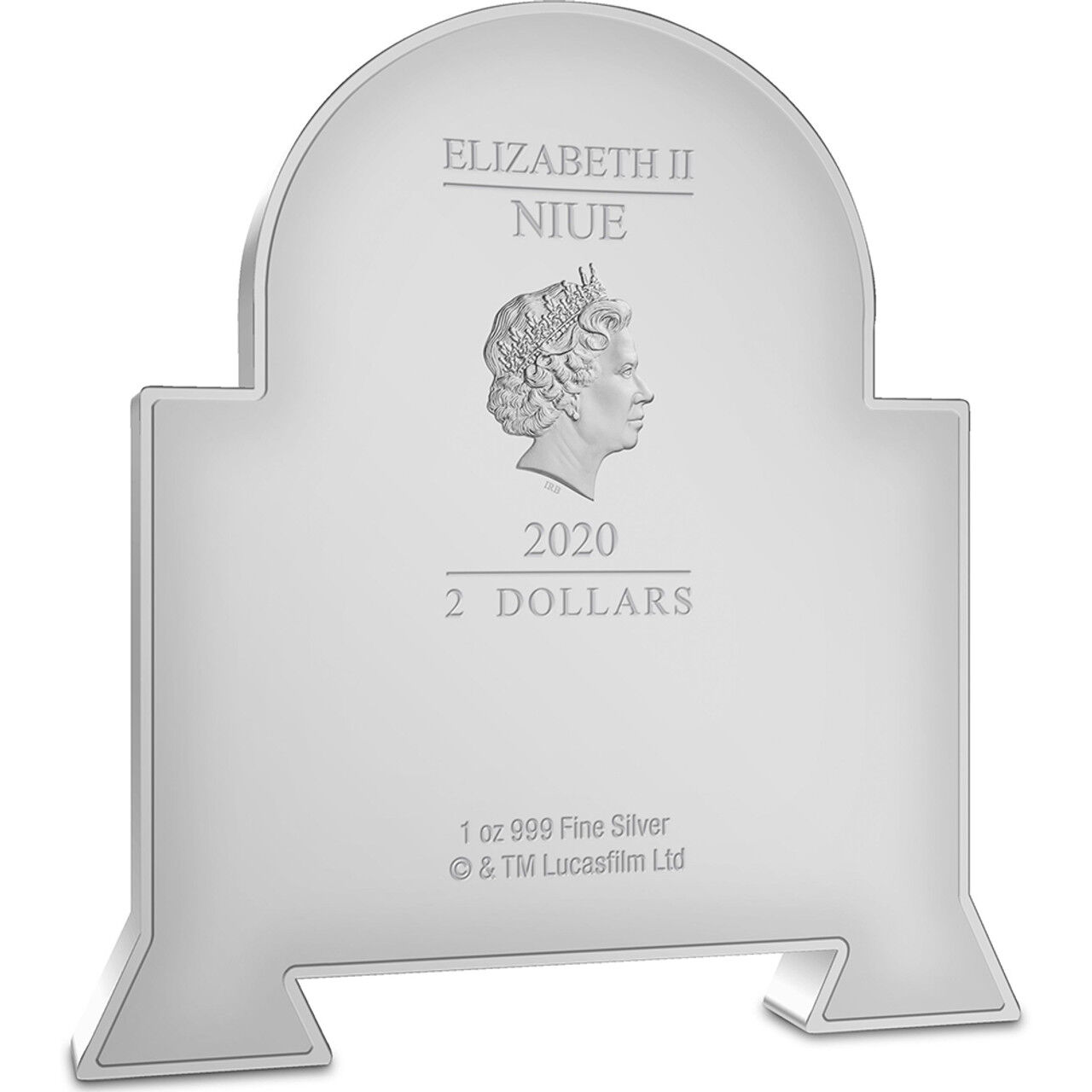 2020 1oz Star Wars Chibi R2-D2 Silver Proof Coin