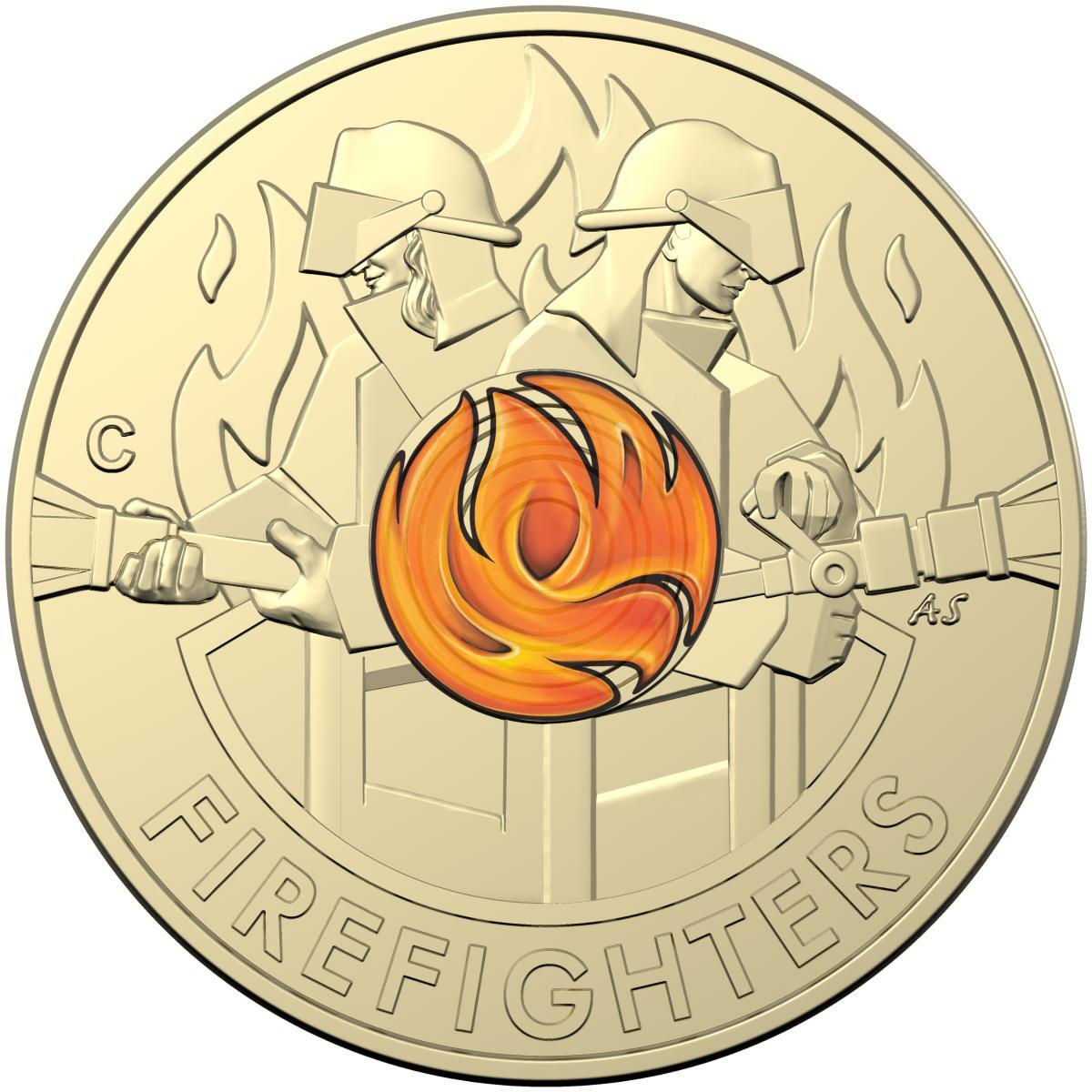 2020 $2 Firefighters 'C' Mintmark SIGNED by Designer