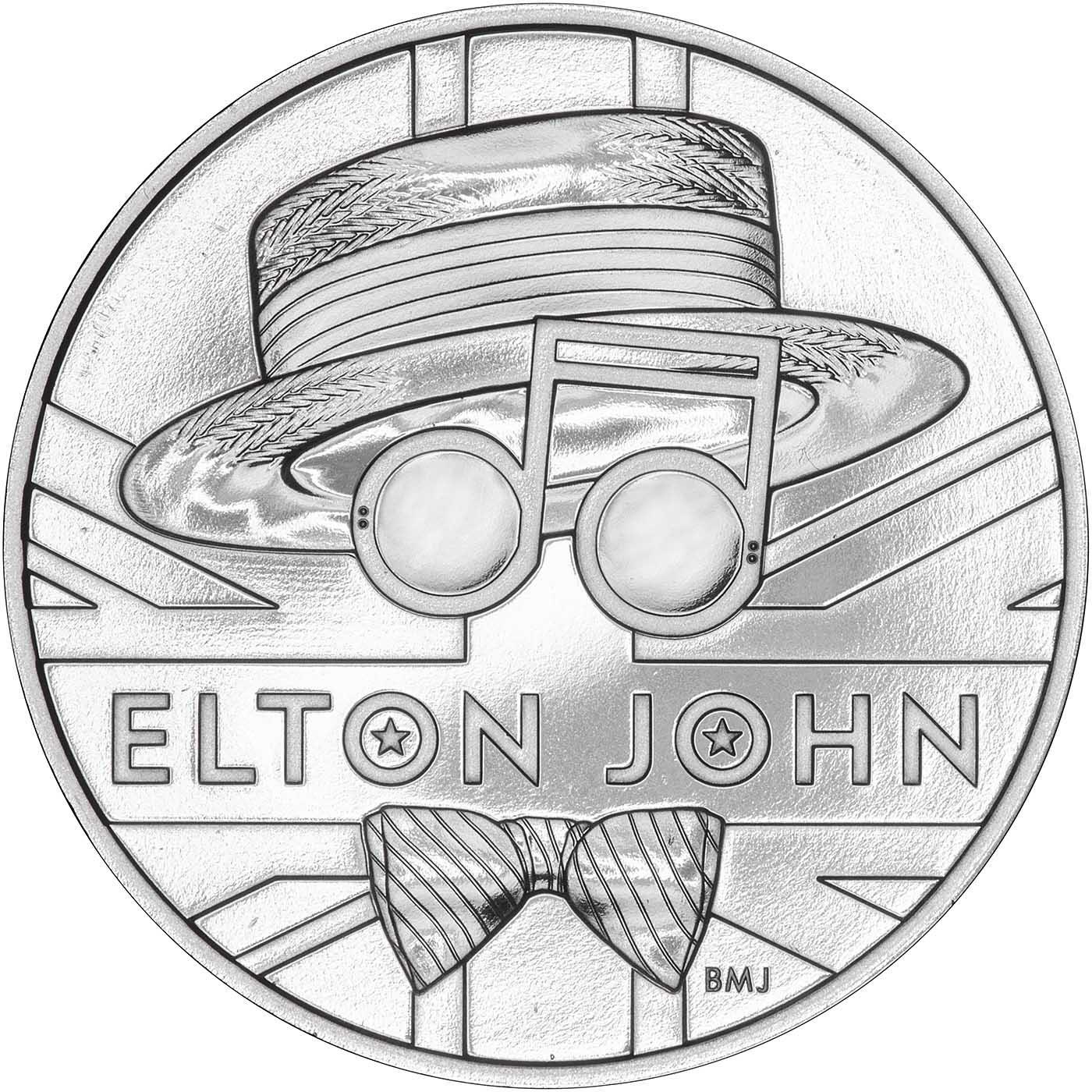 2020 ¬£5 Elton John Brilliant Uncirculated