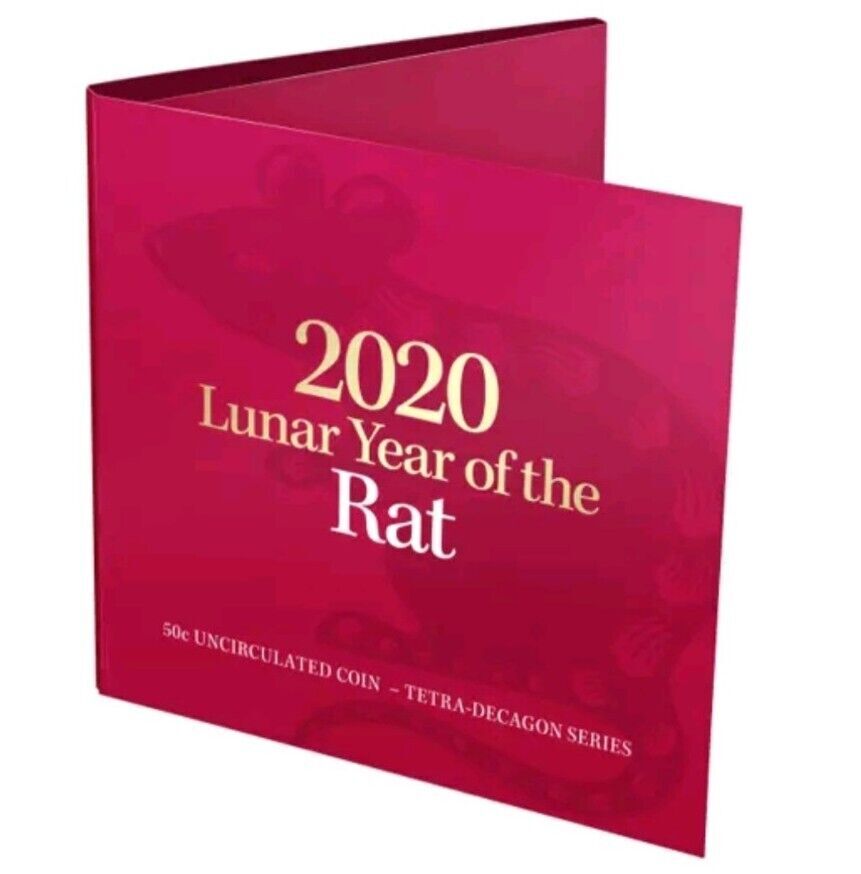 2020 50c Lunar Year  of the Rat