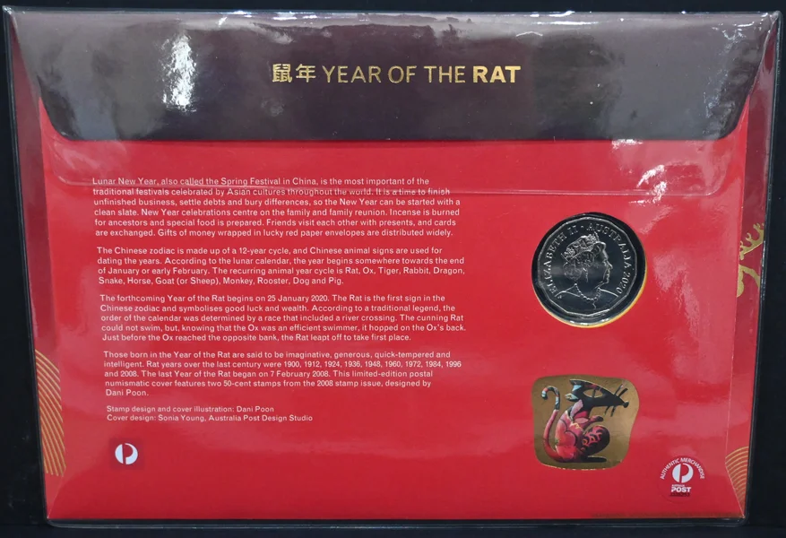 2020 50c Year of The Rat PNC Impressions
