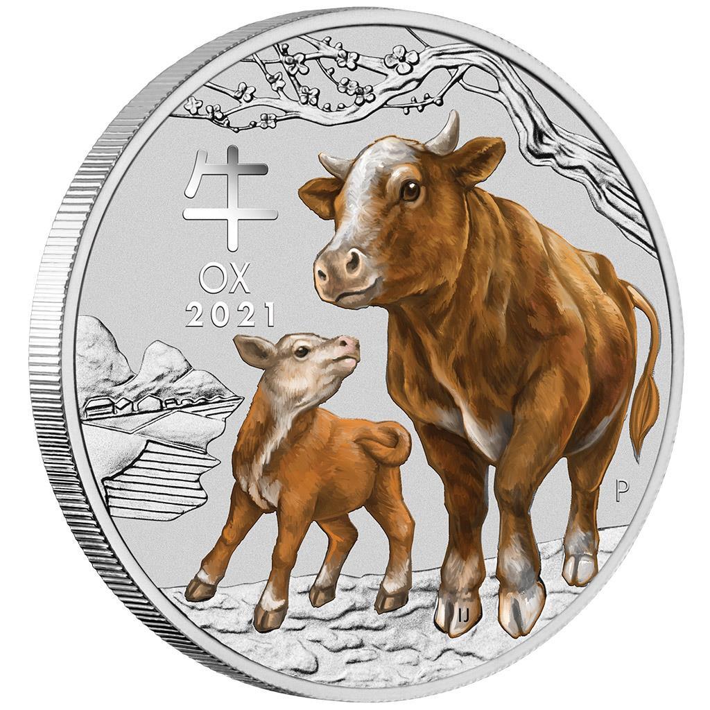 2020 1/4oz Silver 2021 Year of the Ox