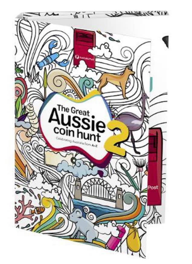 2021 - 26 Coin Great Australian Coin Hunt with Folder