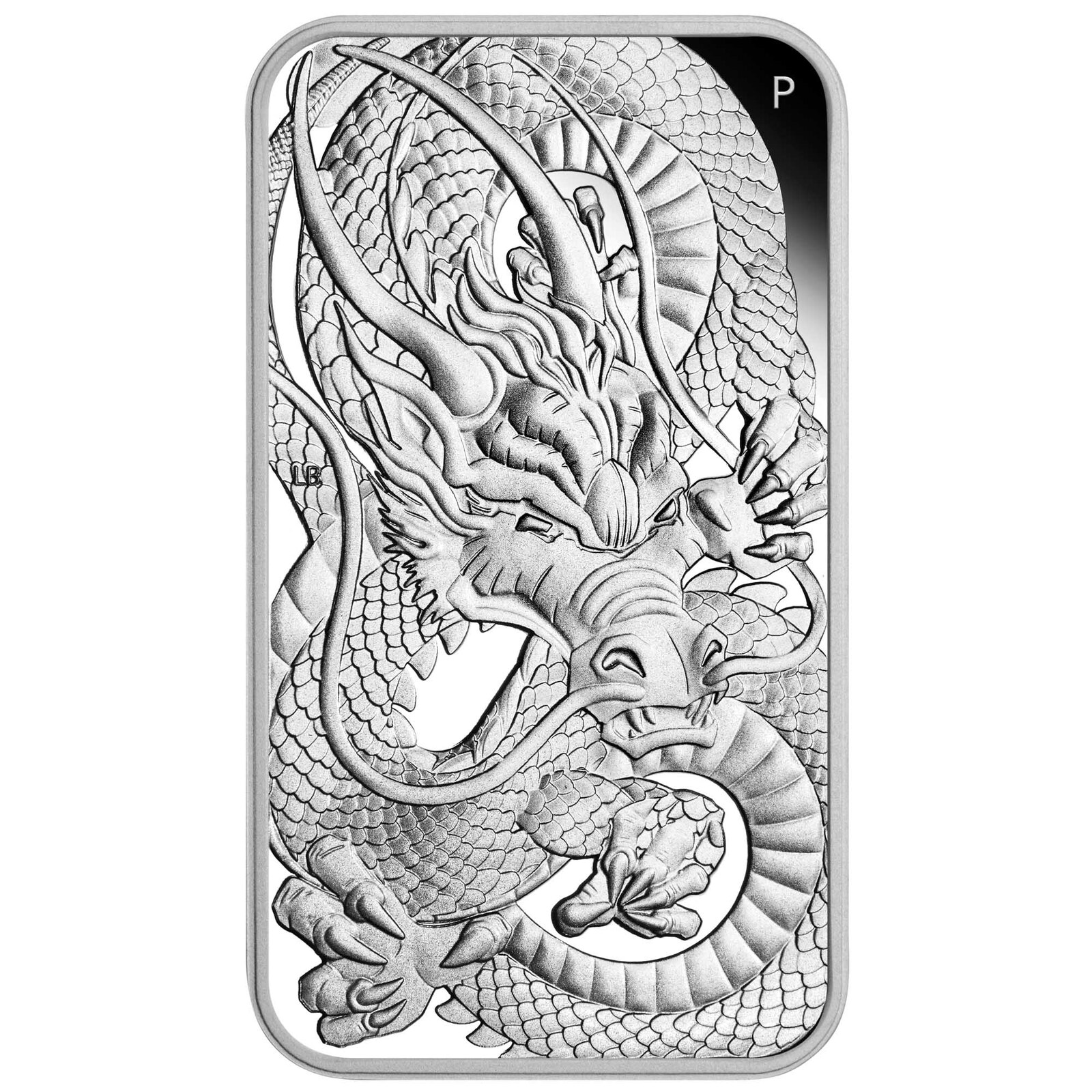 2021 1oz Rectangular Dragon Proof Coin