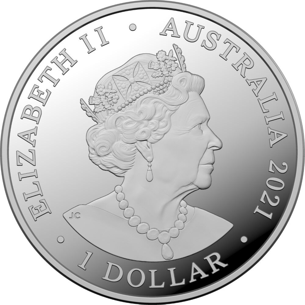 2021 Century of the RAAF Heroes of the Sky: $1 'C' Mintmark Silver Proof Coin