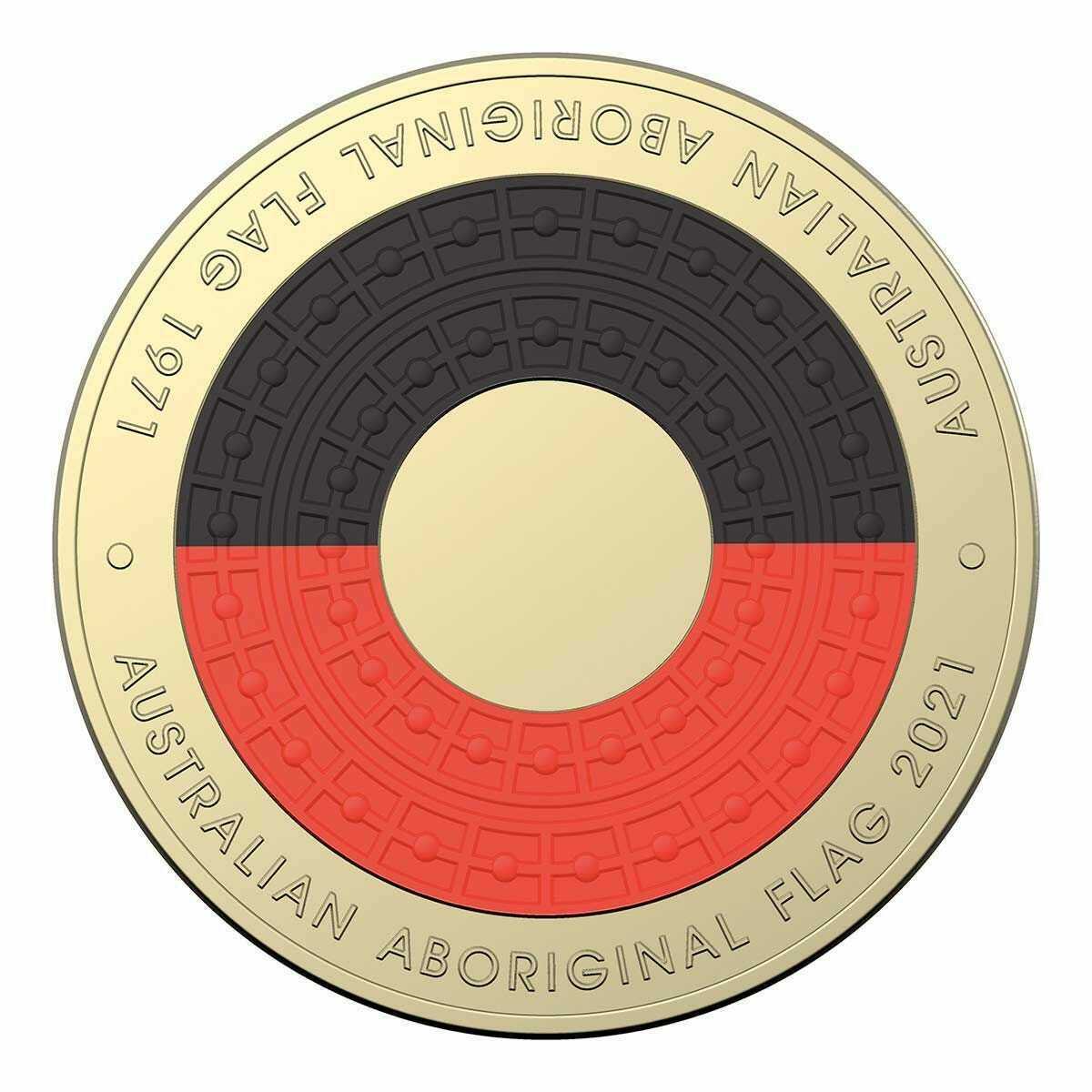 2021 $2 Aboriginal Flag RAM Roll