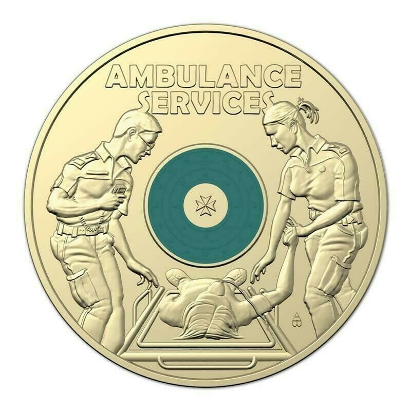 2021 $2 Australian Ambulance Services RAM Roll