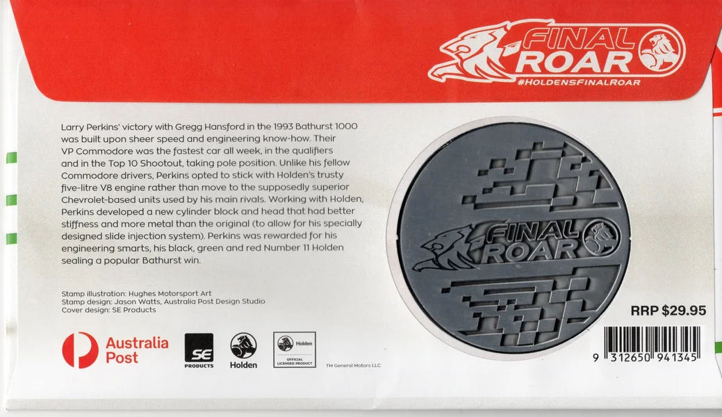2021 Holden's Final Roar '93 VP Commodore Medallion PMC
