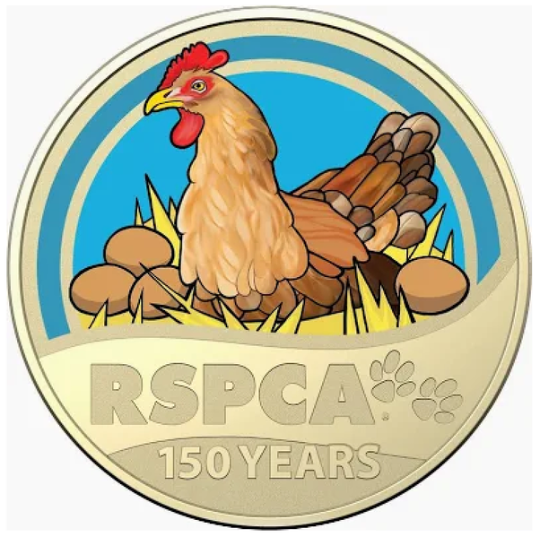 2021 $1 150th Anniversary of the RSPCA - Layer Hen Pocket Collector Card
