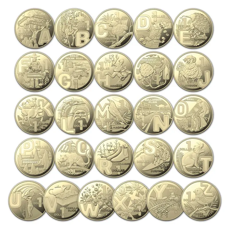 2022 $1 Great Australian Coin Hunt 3 - Complete UNC Coin / Folder set