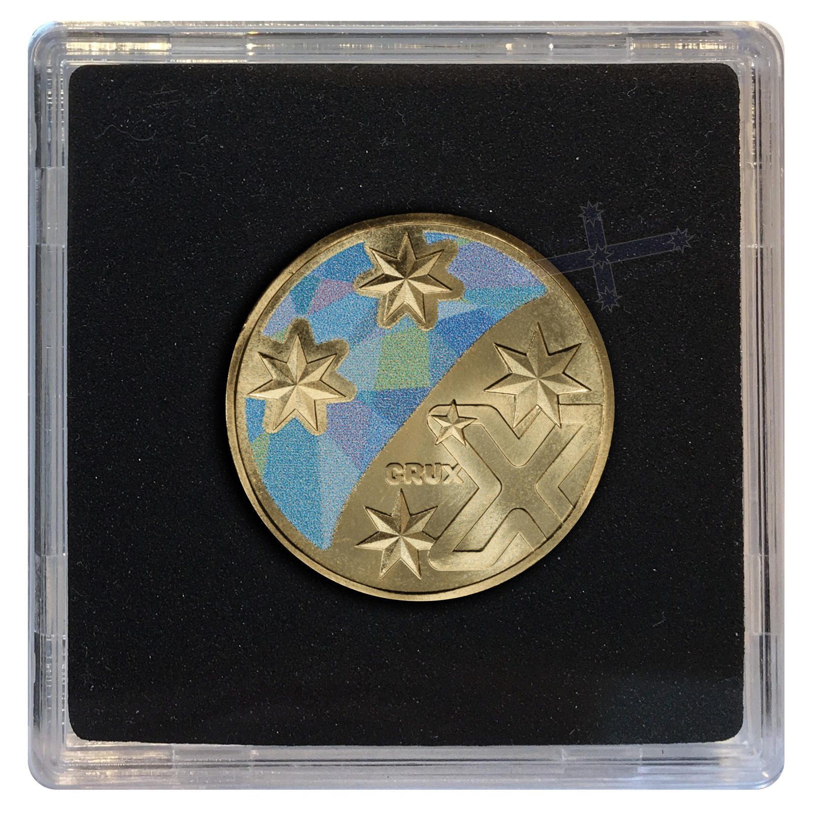 2022 $1 Great Aussie Coin Hunt 3 - CRUX 'X' Coloured UNC Coin