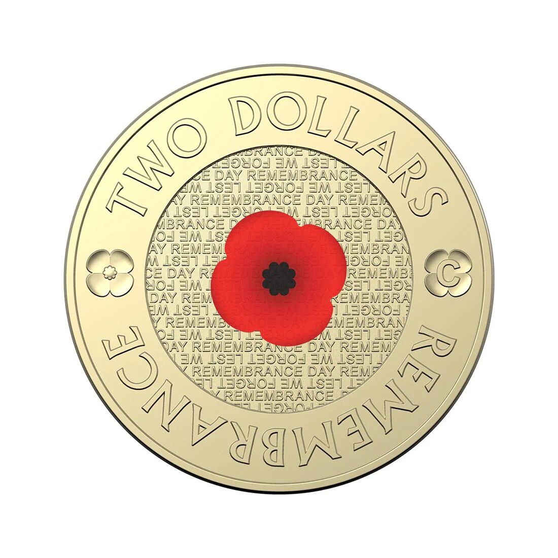 2022 $2 Remembrance Day C-Mintmark Carded Coin