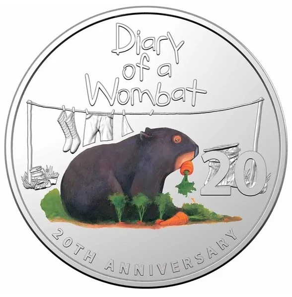 2022 20c 20th Anniversary Diary of a Wombat Presentation Card
