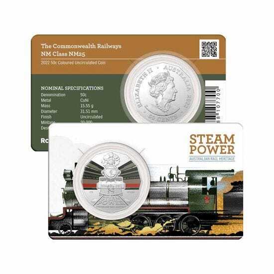 2022 50c Steam Power Train Commonwealth NM 25d