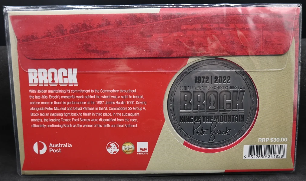2022 Peter Brock 1987 Medalion Cover (PMC Medallion)