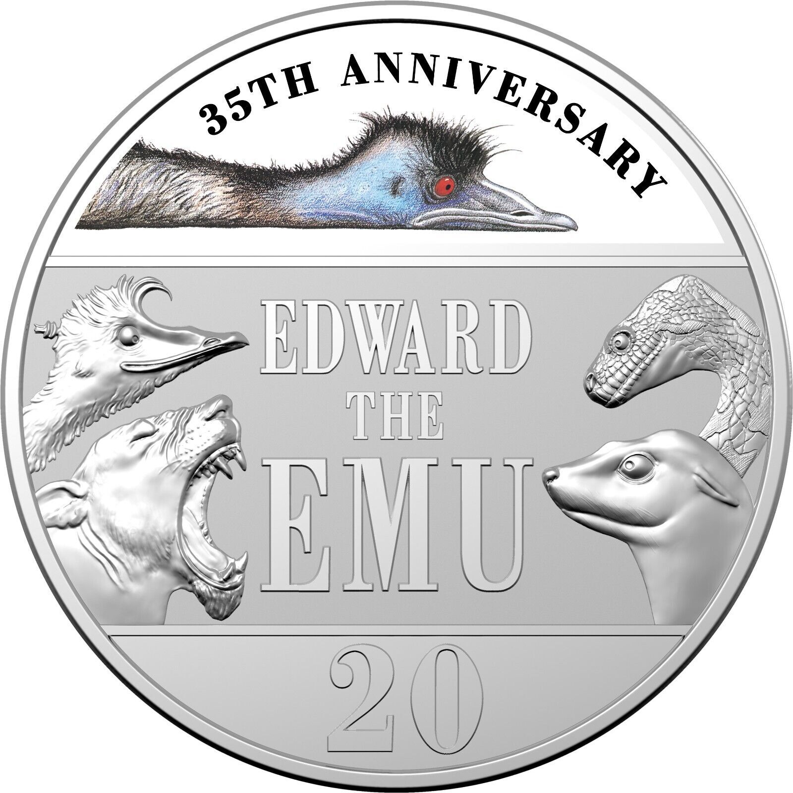 2023 20c 35th Anniversary of Edward the Emu