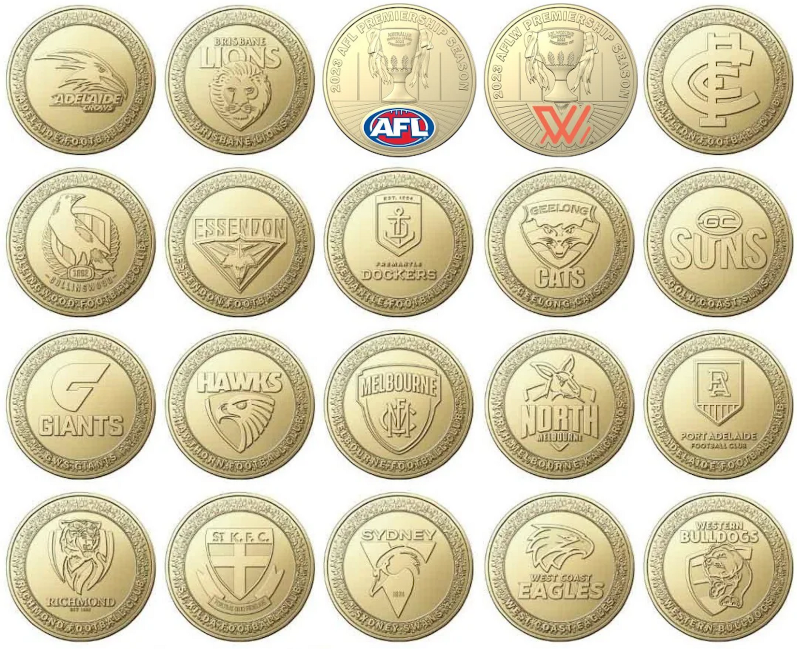 2023 $1 AFL 20 Coin Collection - UNOPENED