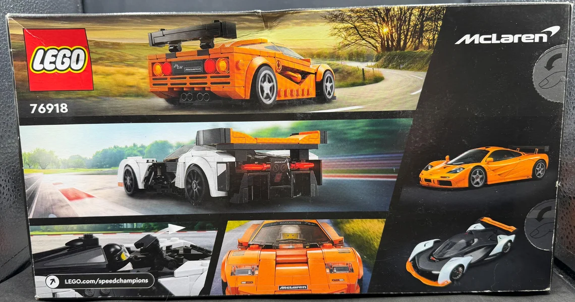 2023 LEGO Speed Champions: Mclaren Solus Gt & Mclaren F1 (76918)