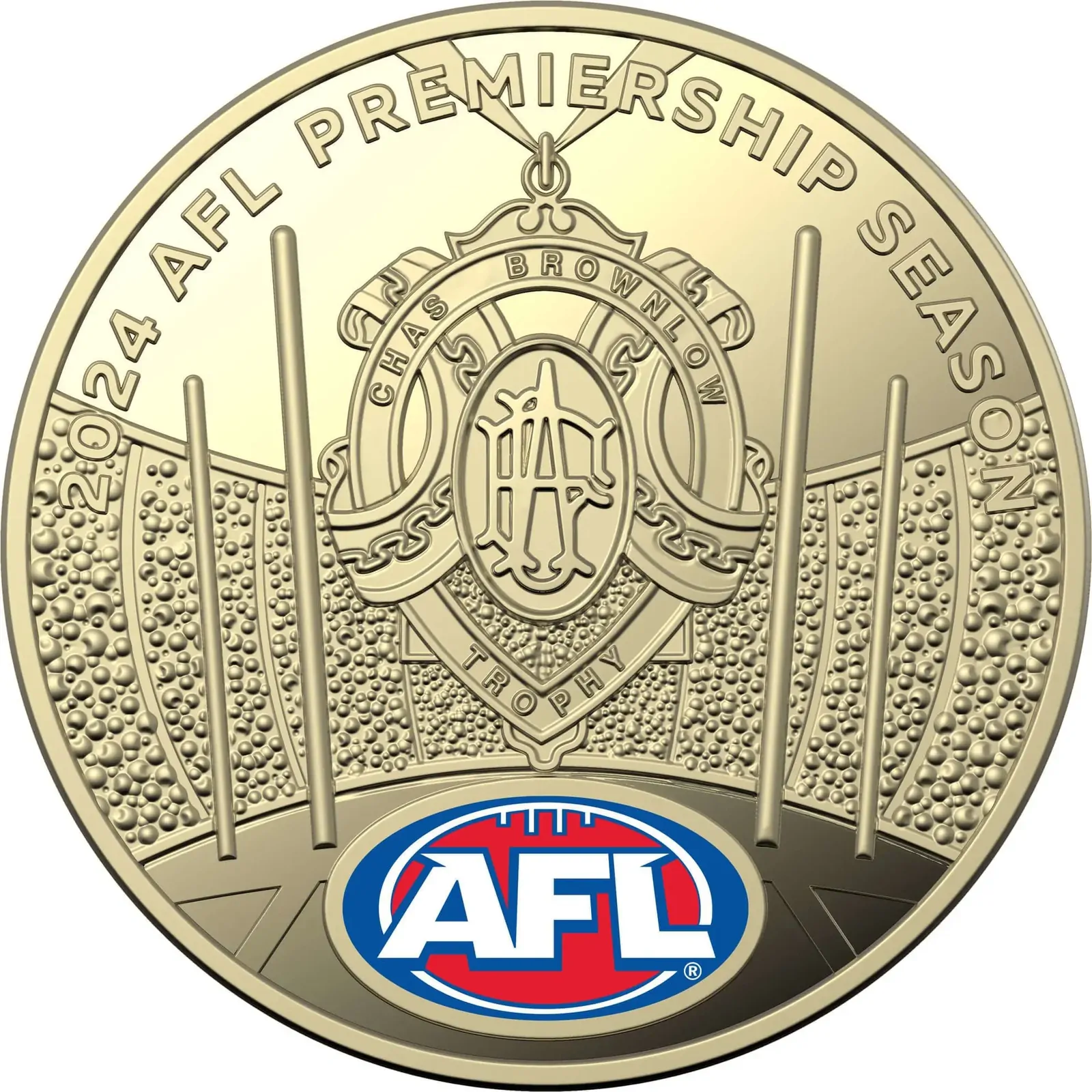 2024 $1 AFL Coloured Proof 2 Coin Set