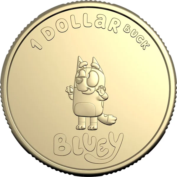 2024 $1 Bluey - Dollarbucks Uncirculated Coin Waving Design