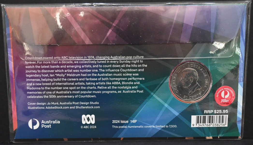 2024 50 Years of Countdown 50c PNC