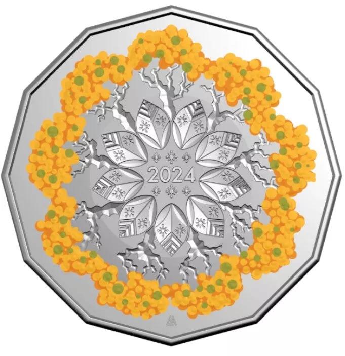 2024 50c Christmas decoration Festive Florals 