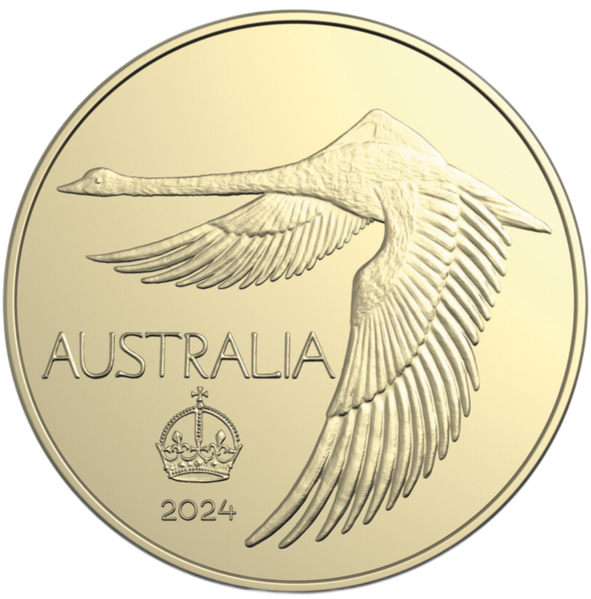2024 Swan Dollar Pattern Commemorative Crown Carded Coin