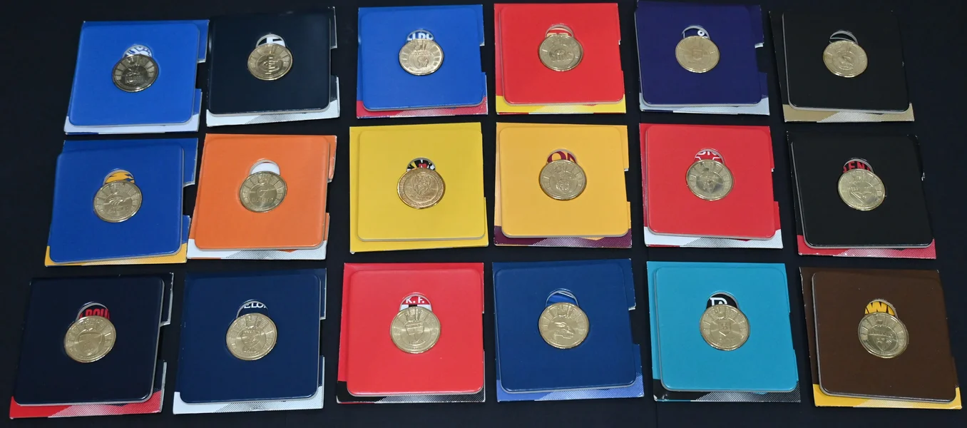 2024 RAM AFL Team $1 Carded Coin (Complete Set)