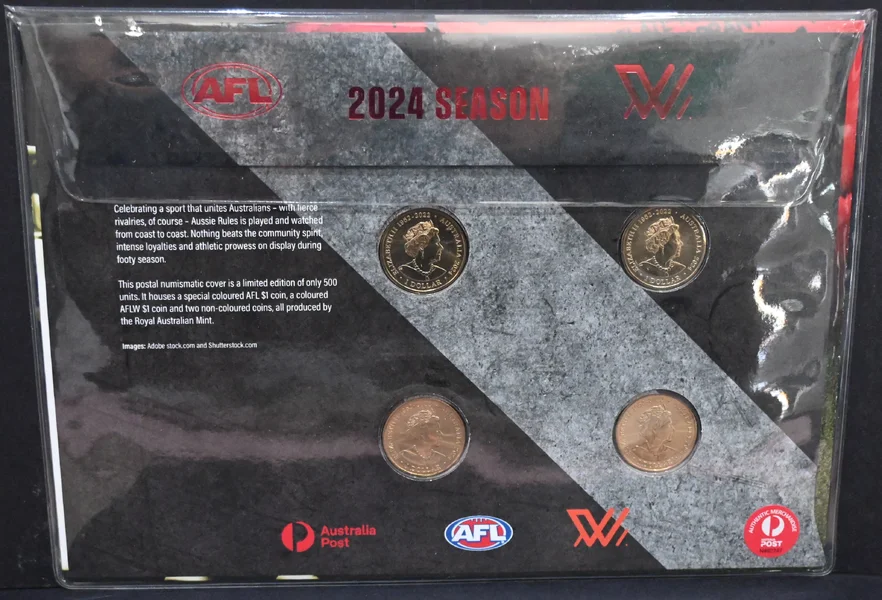 2024 $1 AFL/WAFL 4-Coin PNC Impressions