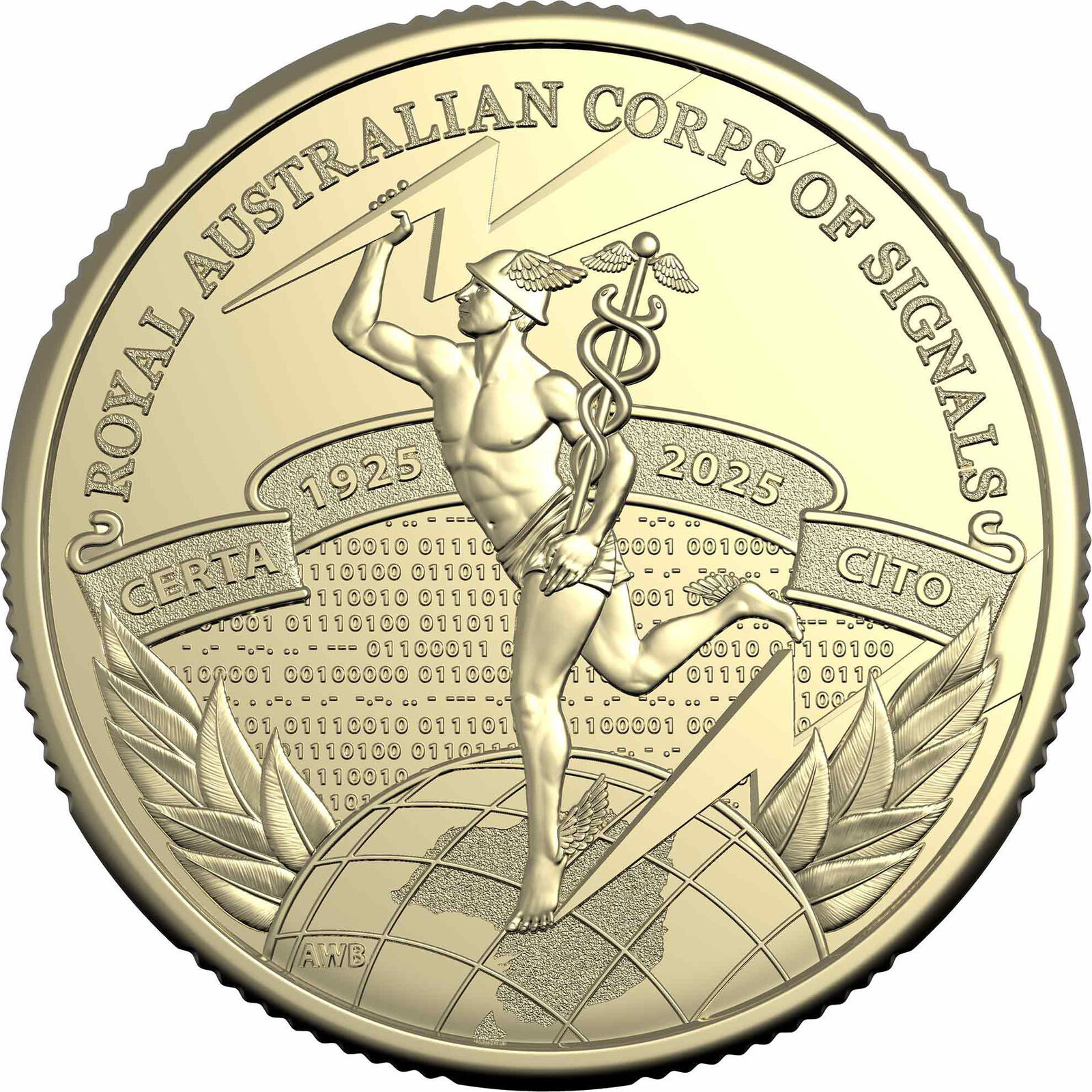 2025 $1 Royal Australian Corp of Signals Carded Coin