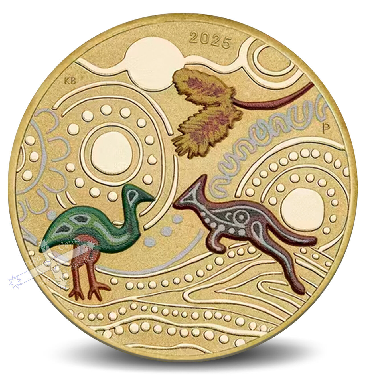 2025 $1 Ngana Nyitting - Green Emu PNC