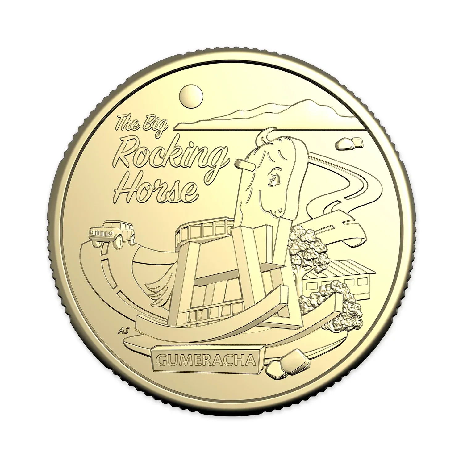 2025 $1 Aussie Big Things 2 - The Big Rocking Horse Carded Coin