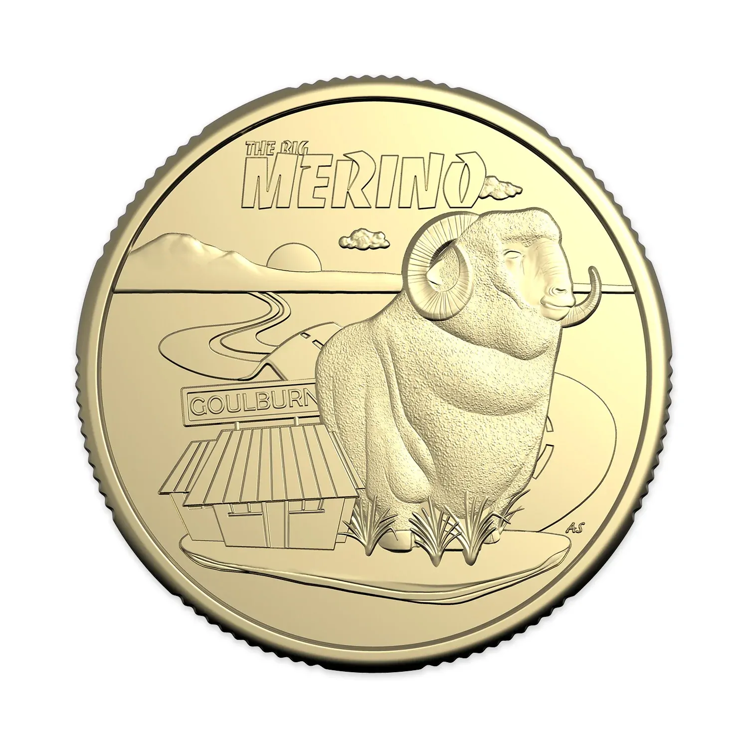 2025 $1 Aussie Big Things 2 - The Big Merino Carded Coin