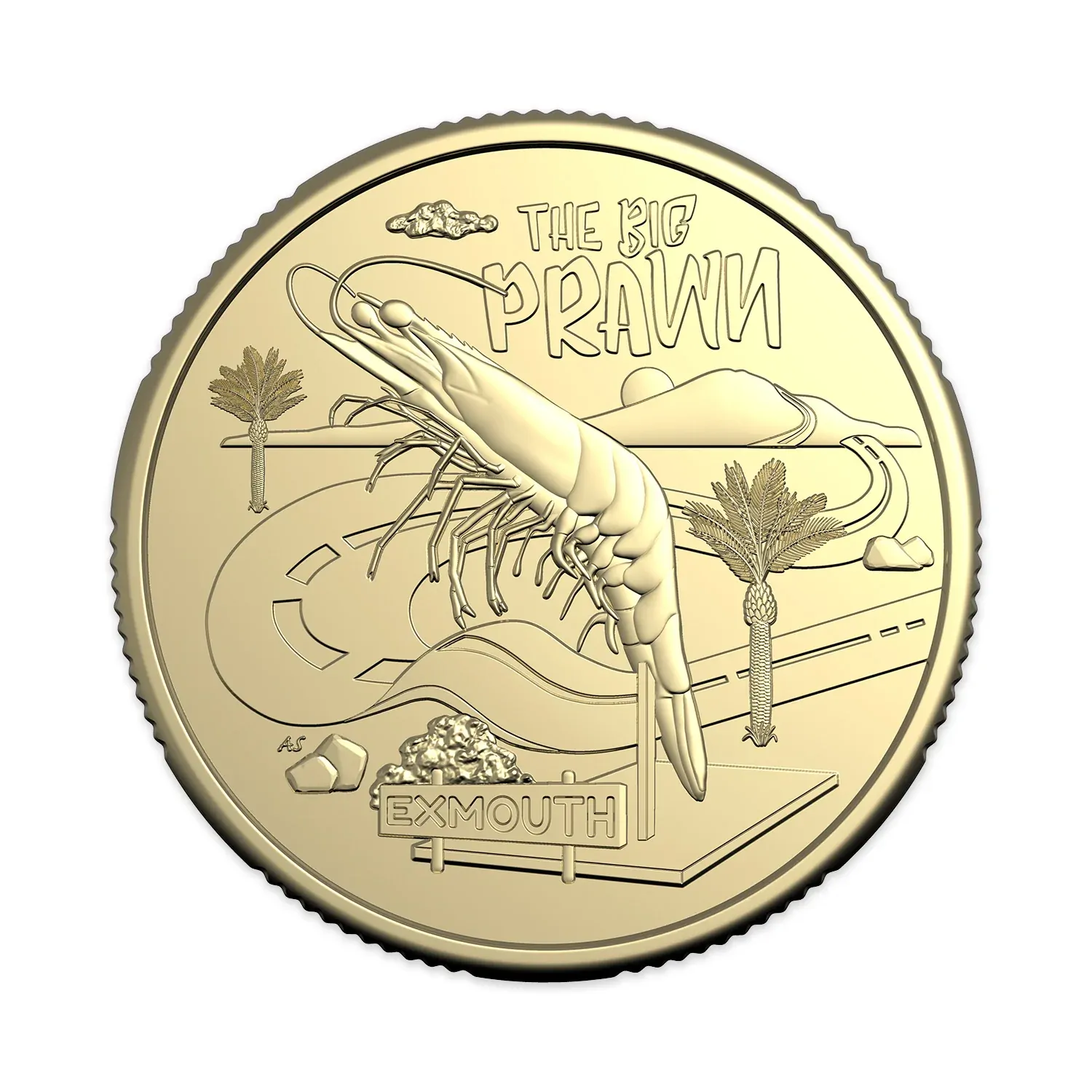 2025 $1 Aussie Big Things 2 - The Big Prawn Carded Coin