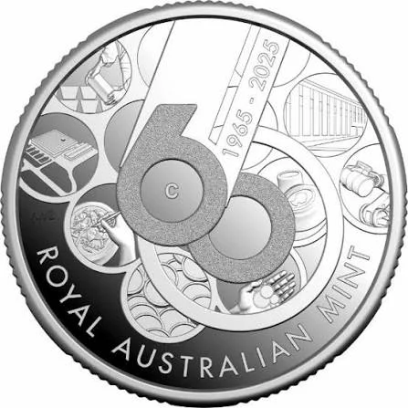 2025 $1 Royal Australian Mint  'C' Mintmark Fine Silver Proof Coin