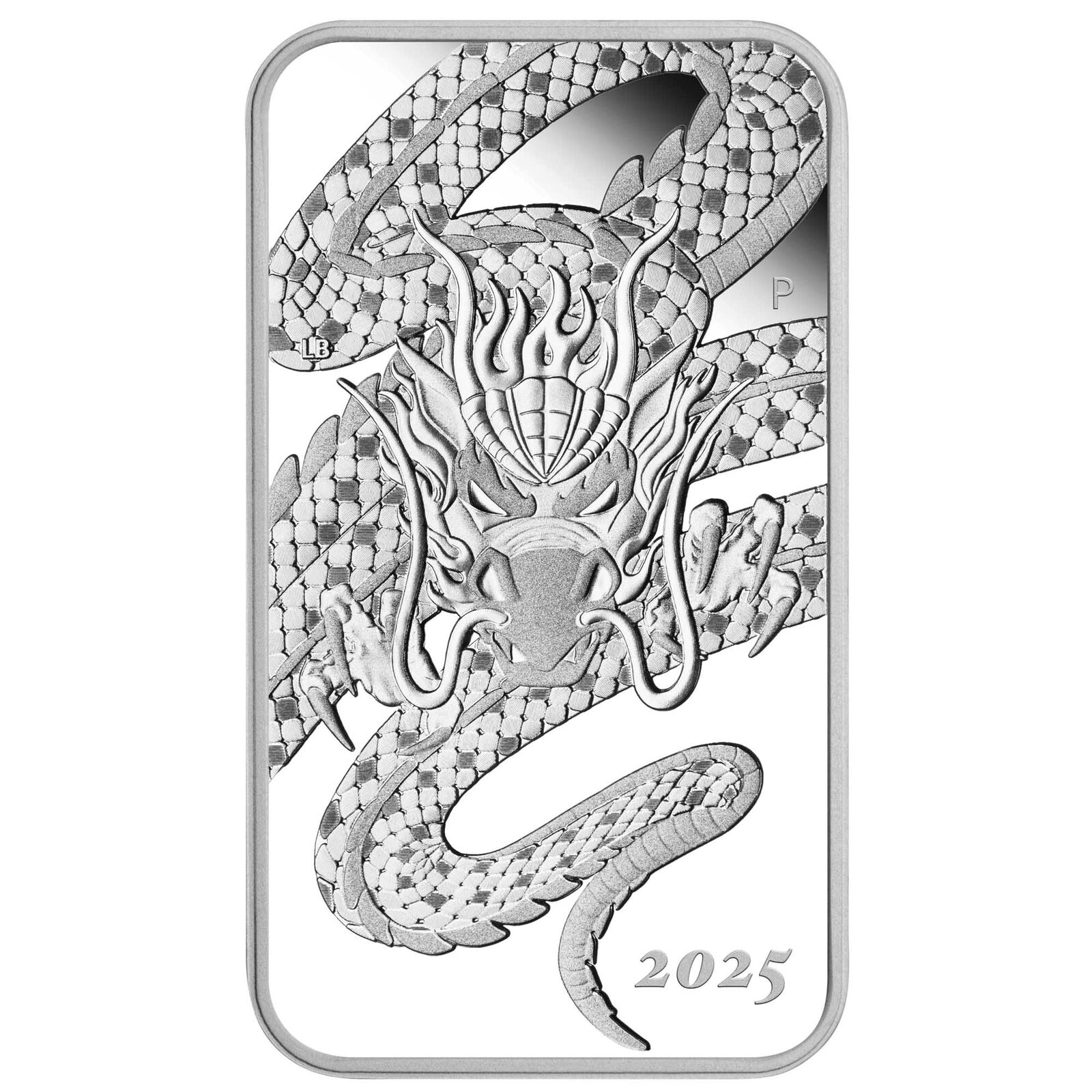 2025 1oz Dragon Silver Rectangular Proof Coin