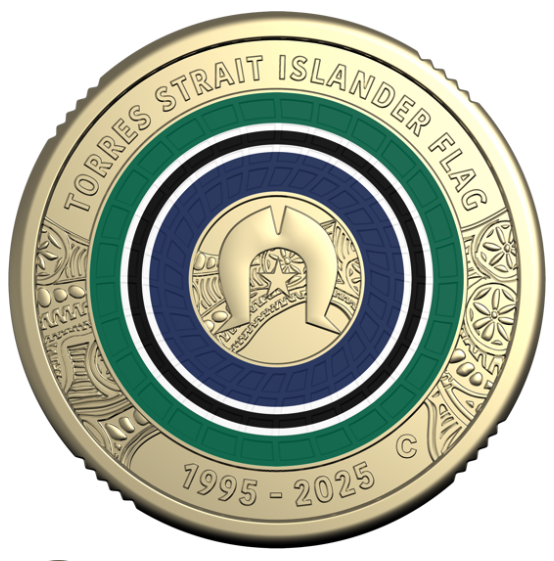 2025 $2 'C' Mintmark Torres Strait Islander Flag Carded Coin