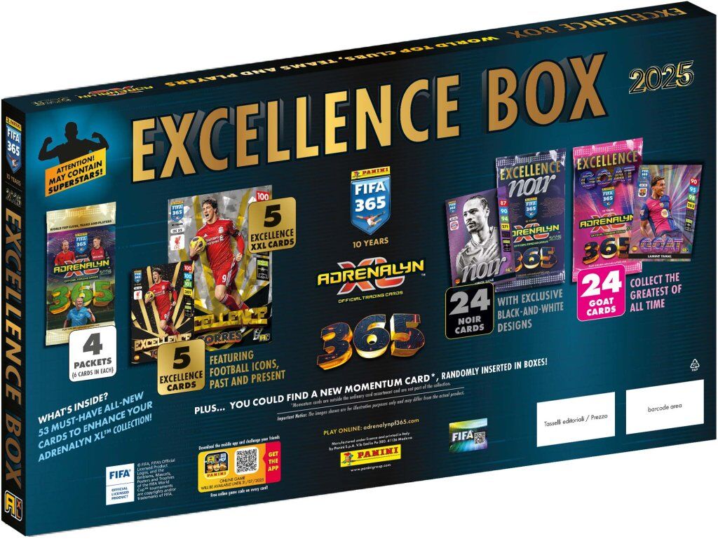 FIFA 365 Adrenalyn XL 2025 Soccer Excellence Pack