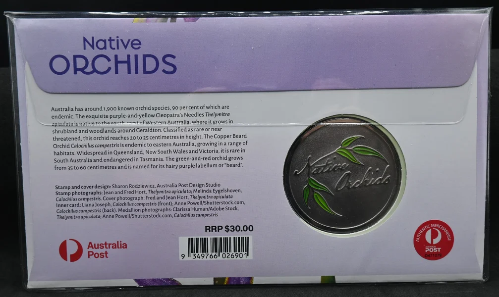2025 Native Orchids Medallion Cover (PMC)