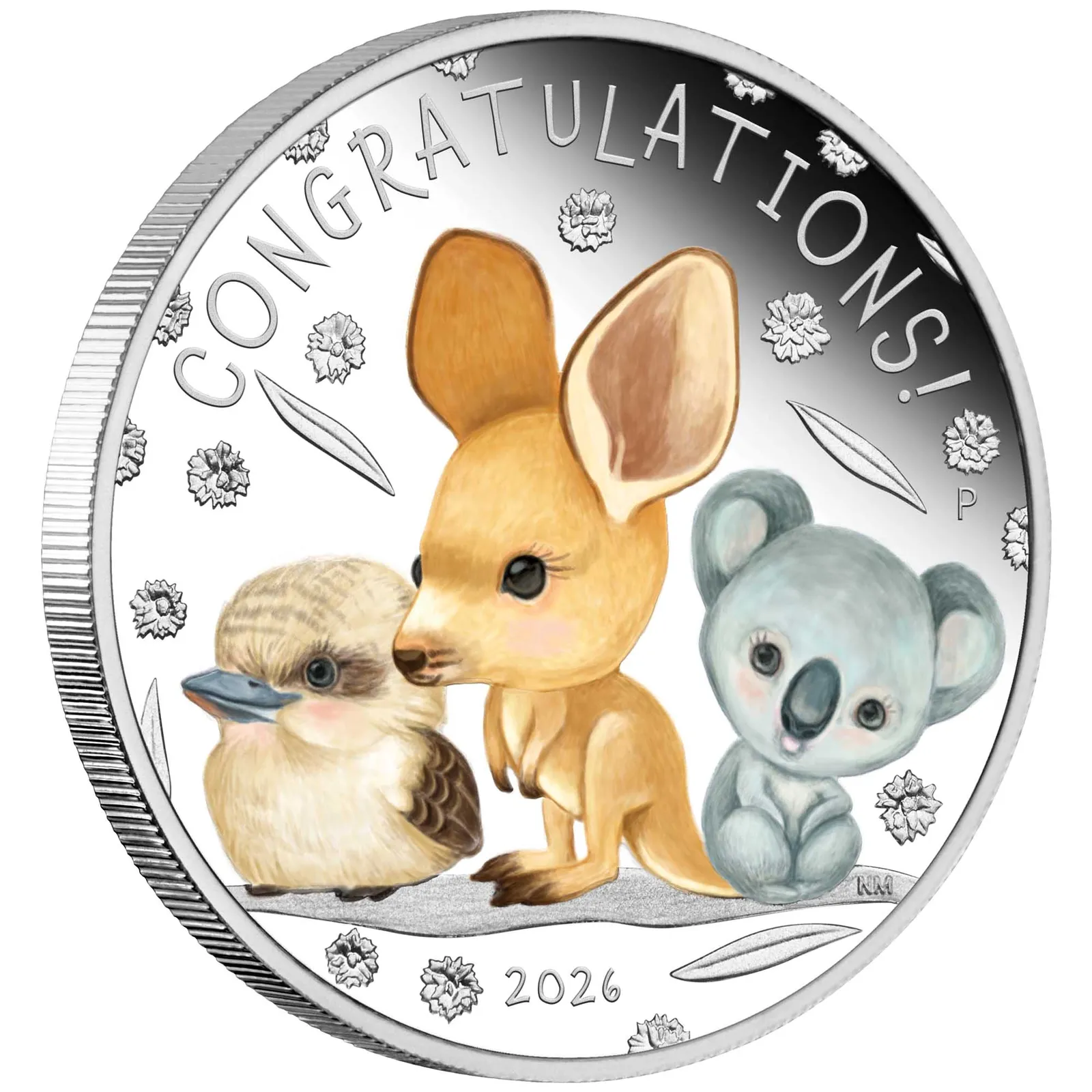 2026 1/2oz Newborn Baby Silver Proof Coloured Coin