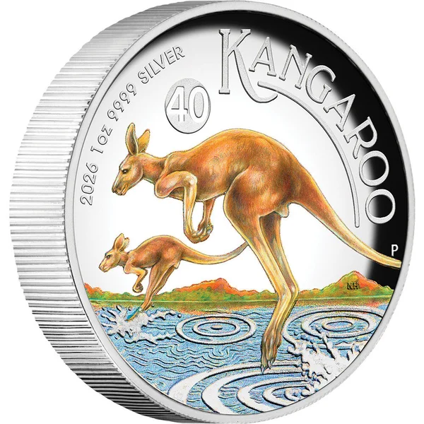 2026 1oz Kangaroo Silver High Relief Proof Coin