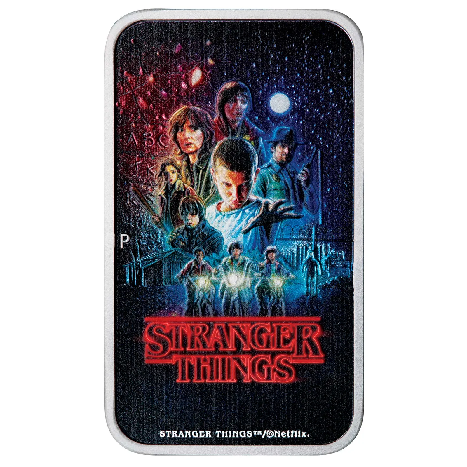 Stranger Things - Season 1 2026 1oz Silver Coloured Rectangular Coin