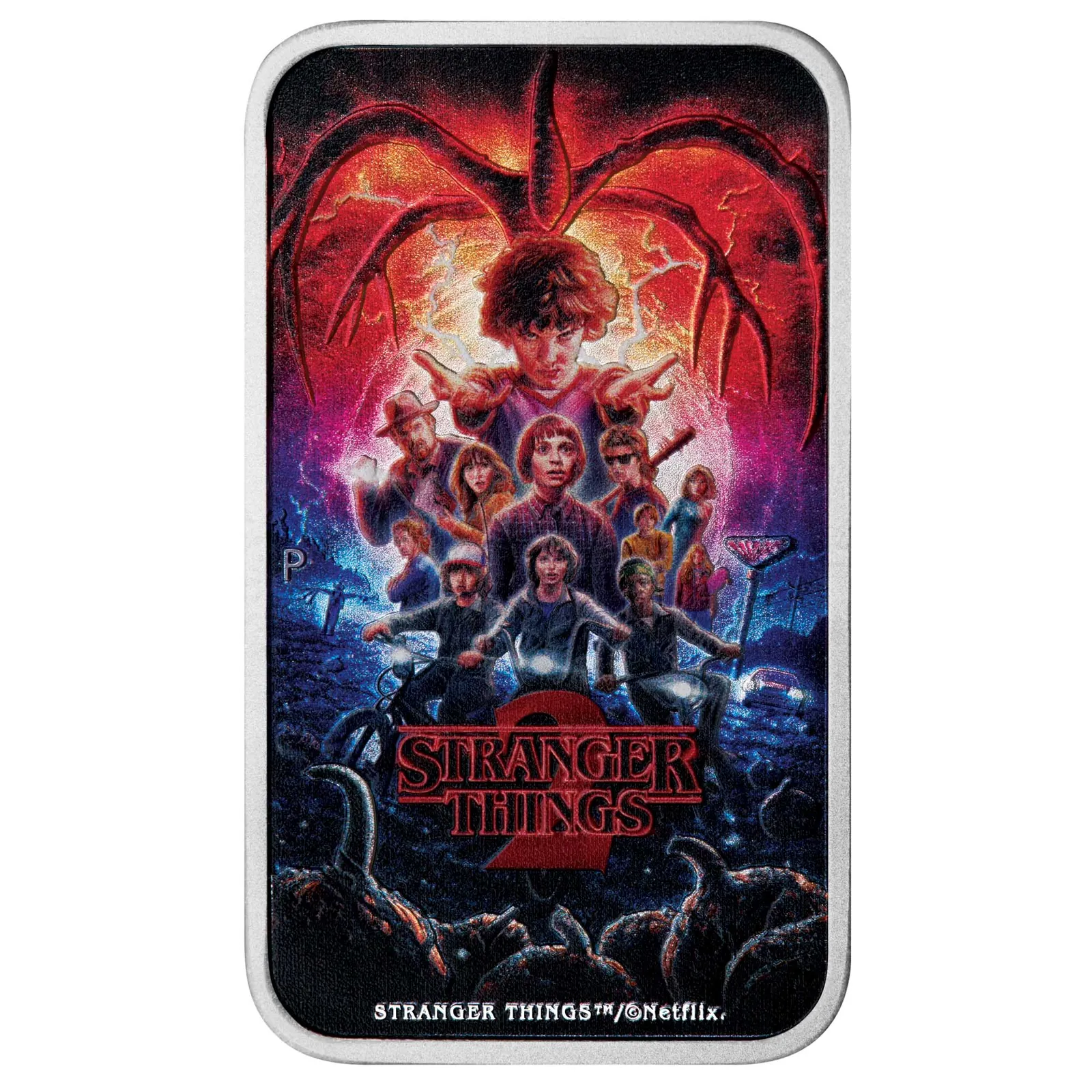 Stranger Things - Season 2 2026 1oz Silver Coloured Rectangular Coin