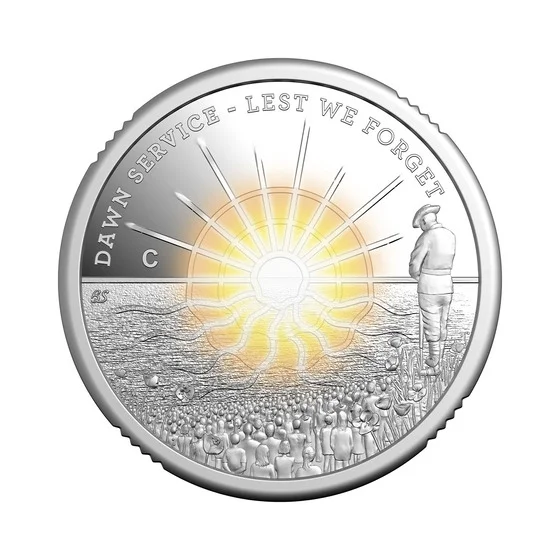 2026 $2 Lest We Forget: Dawn Service - 'C' Mintmark Silver Proof Coin
