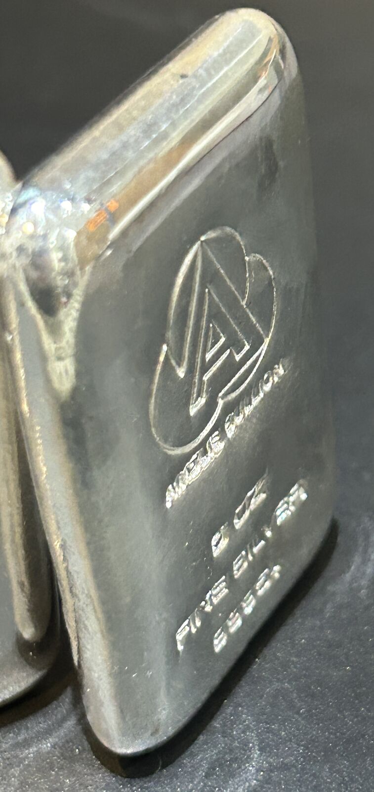 5 Ounce Ainslie Fine Silver Bar