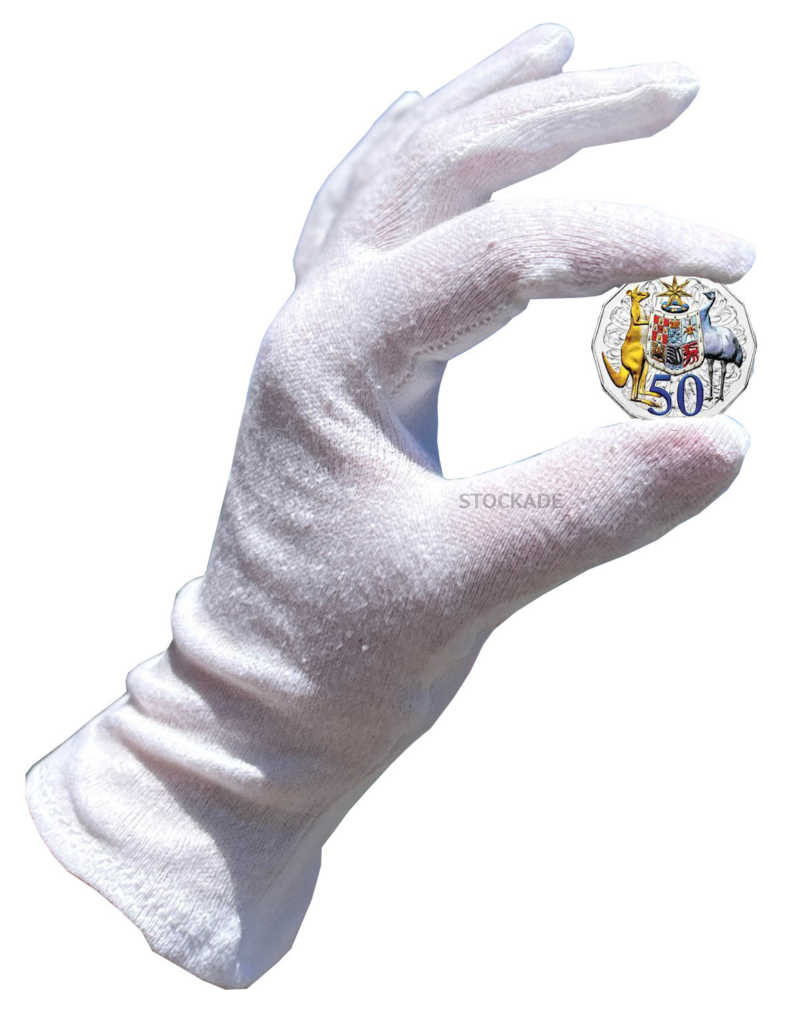 Budget Cotton Coin Gloves