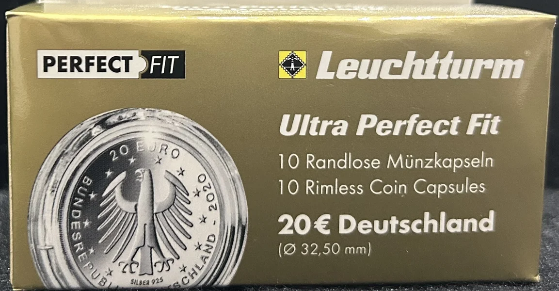32.5mm Lighthouse Round Coin ULTRA Perfect Fit Capsules (Pack of 10)
