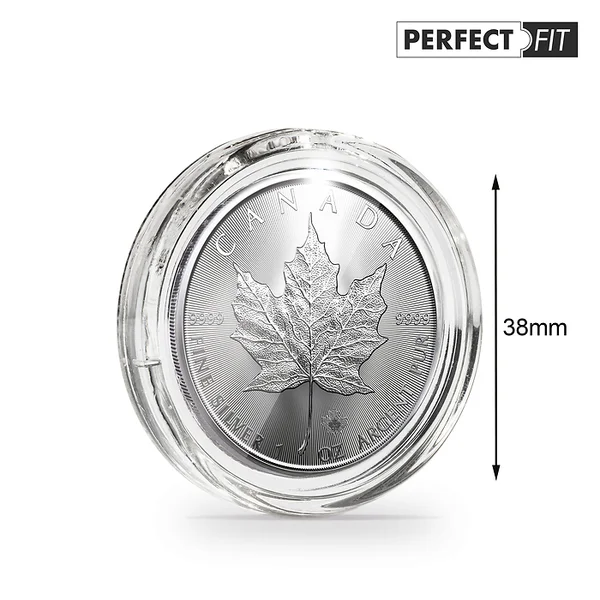 38mm Lighthouse Round Coin ULTRA Perfect Fit Capsules (Pack of 10)