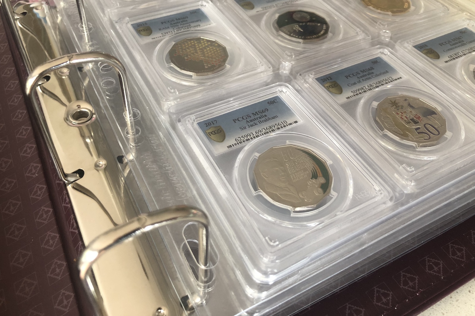 Graded Coin Album Sleeve (2 Packet) - Encap Slabs