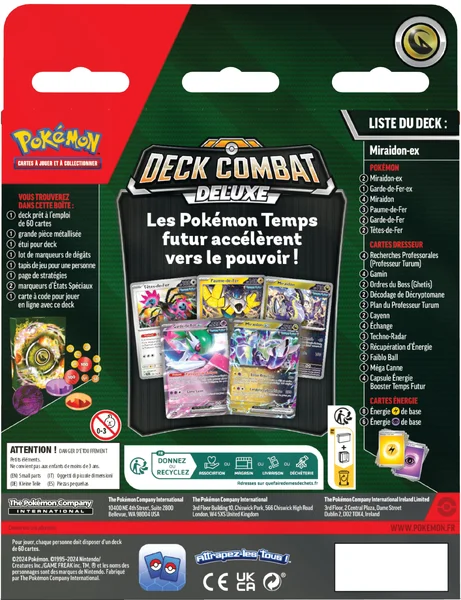 Pokemon: Miradidon ex Deluxe Battle Deck